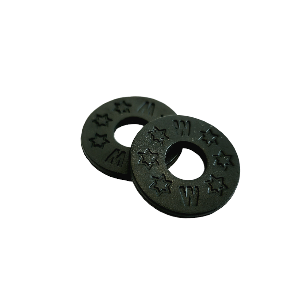 Straplocks de Goma Negro (Par)