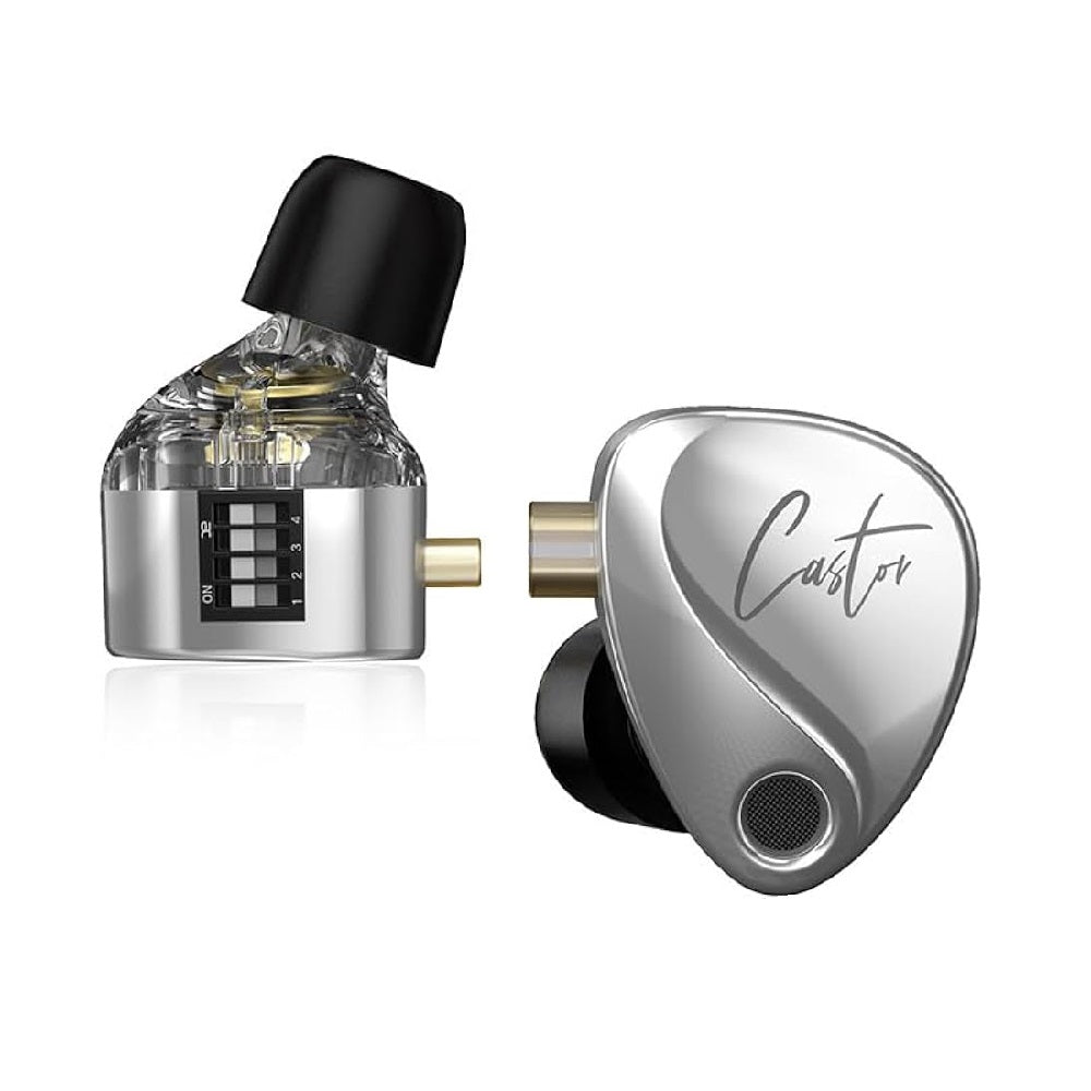 Audífono In Ear Knowledge Zenith (KZ) Castor Silver