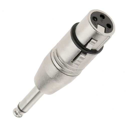 Adaptador XLR Hembra a PLUG 6.3mm Mono
