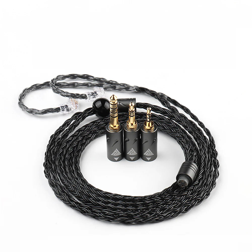 Cable para Audífonos con Conectores Intercambiables QKZ Q1 Max Dark Night