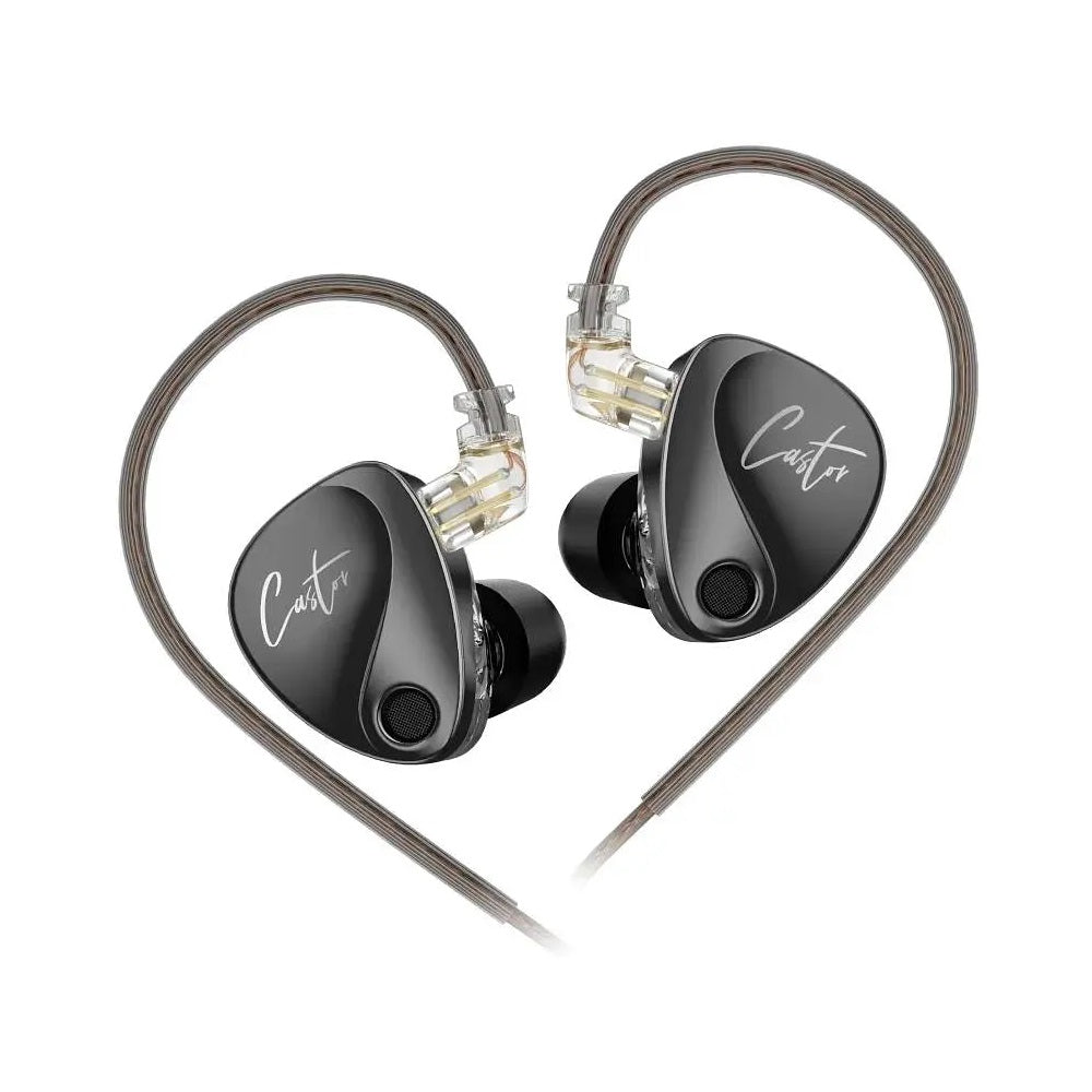 Audífono In Ear Knowledge Zenith (KZ) Castor Bass Version Black