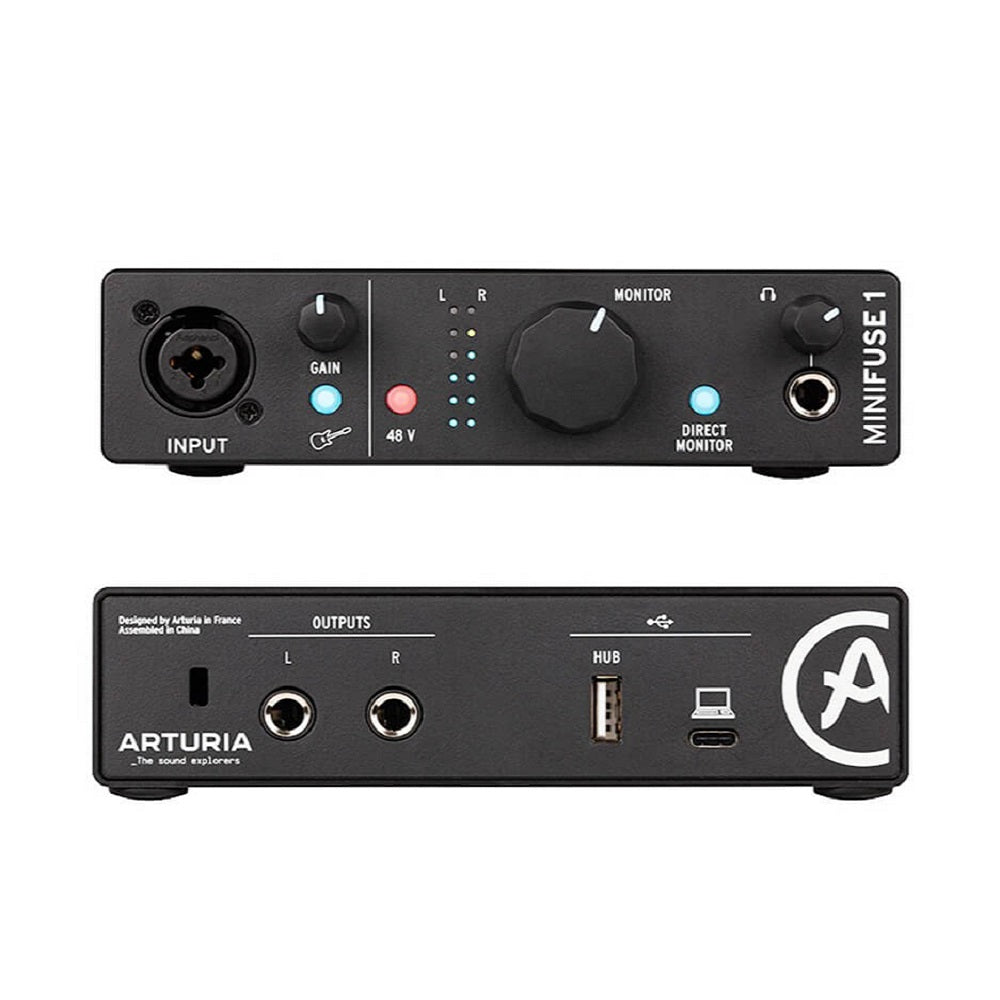 Interfaz de Grabación Arturia Minifuse 1 Black