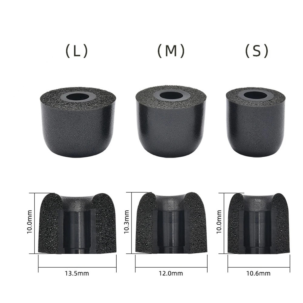 Puntas Memory Foam para Audifonos In Ear Knowledge Zenith (KZ) (3 pares tamaño S, M y L)