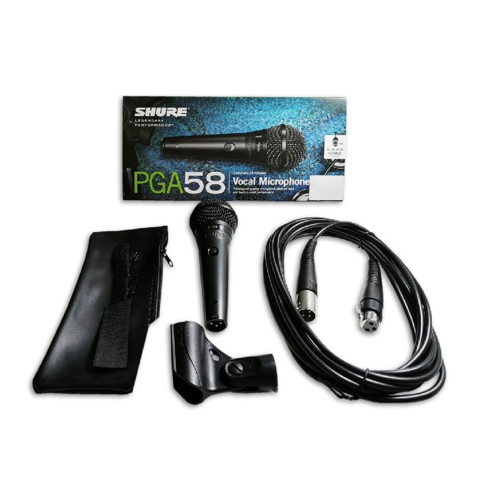 Micrófono Dinámico Shure PGA58 XLR (Mx)