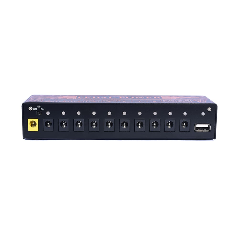 Fuente Poder para Pedales Rowin Power Suply 9V, 12V, 18V, USB