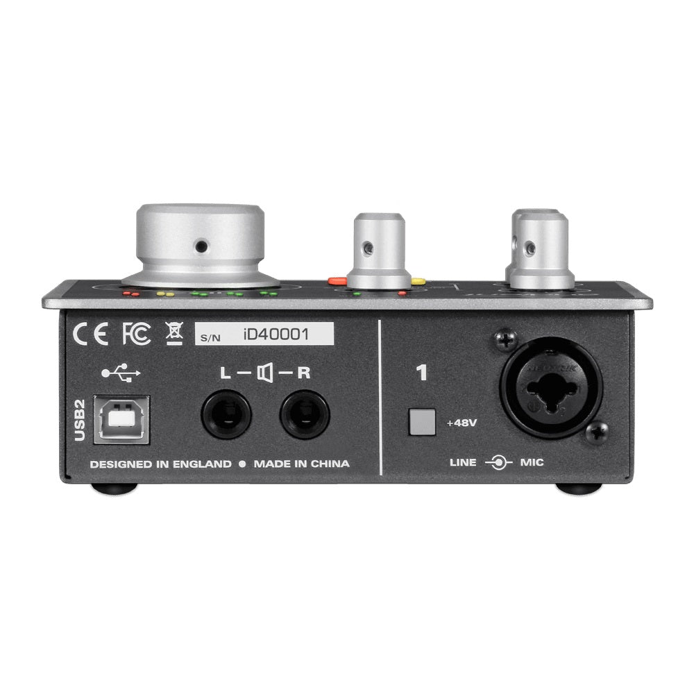 Interfaz de Grabación Audient iD4