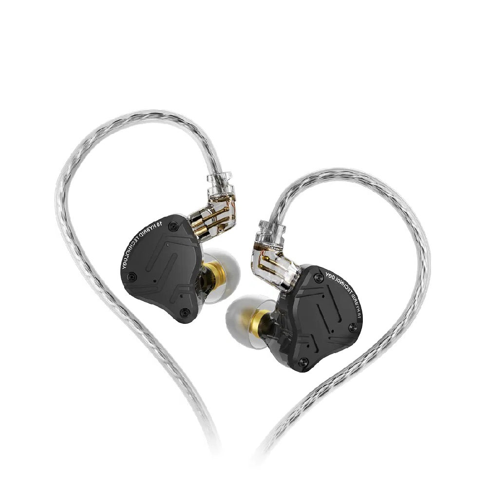 Audífono In Ear Knowledge Zenith (KZ) ZS10 PRO X Black (Sin Mic)
