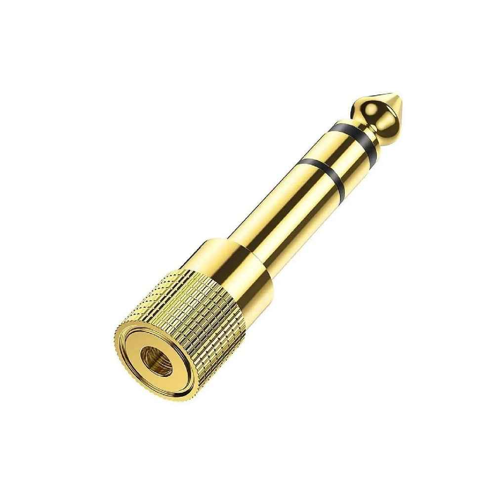 Adaptador Gold 3.5mm. a 6.35mm.