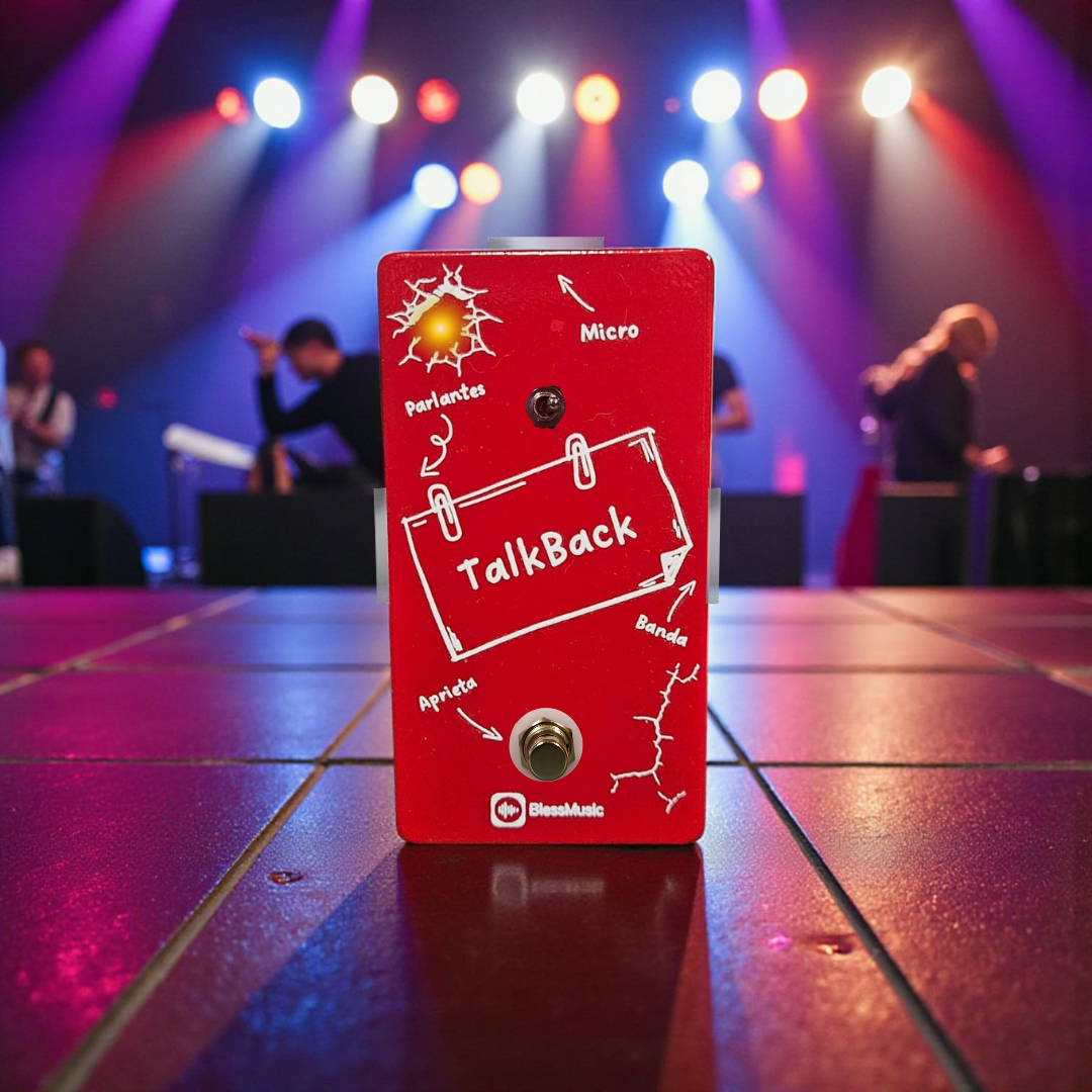 Pedal TalkBack BlessMusic Color Series Red