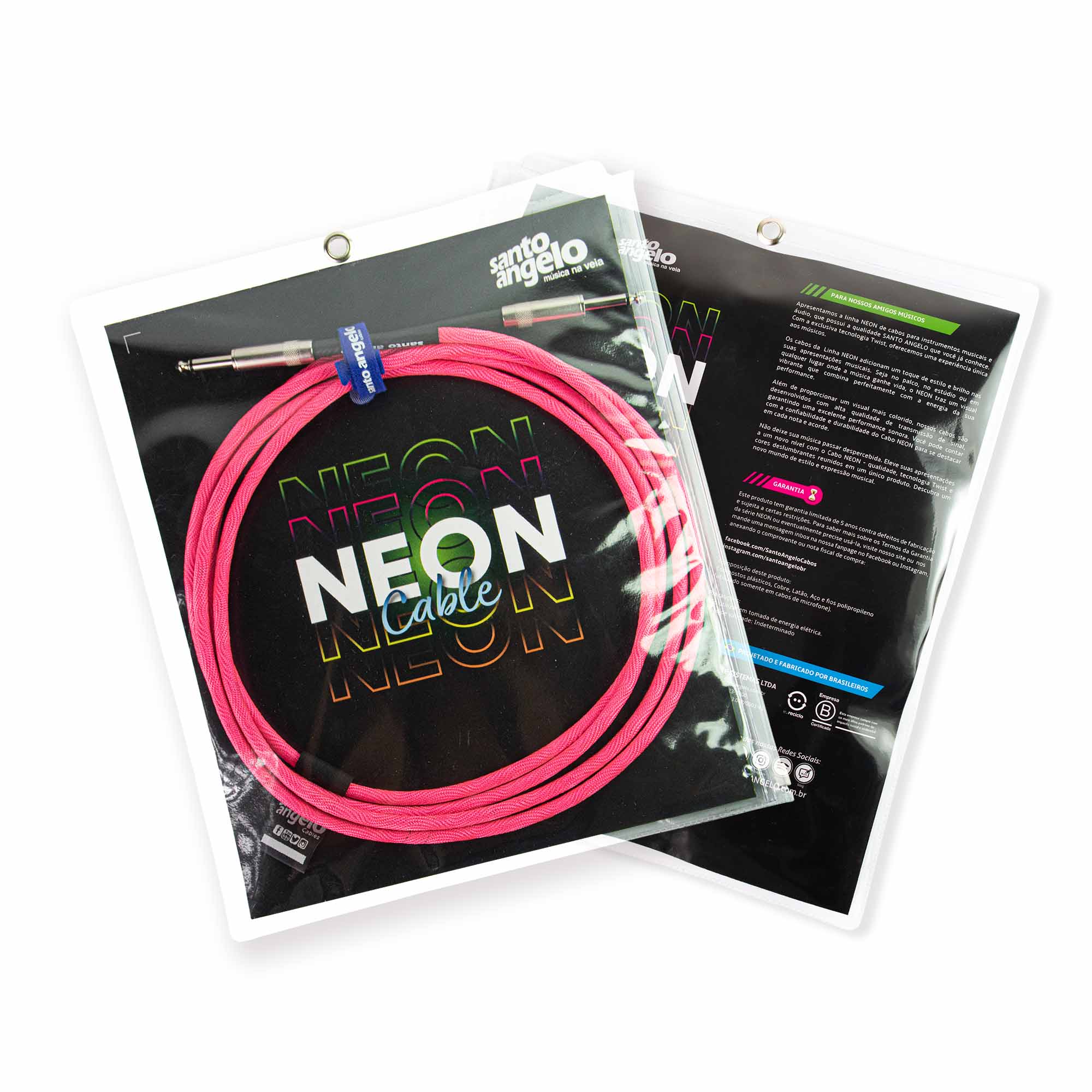Cable Santo Angelo Neon Pink 6.10 mts
