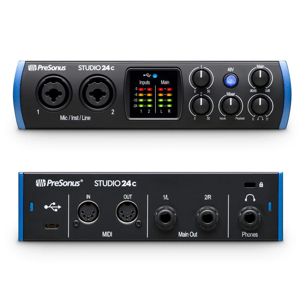 Interfaz de Grabación Presonus Studio 24C