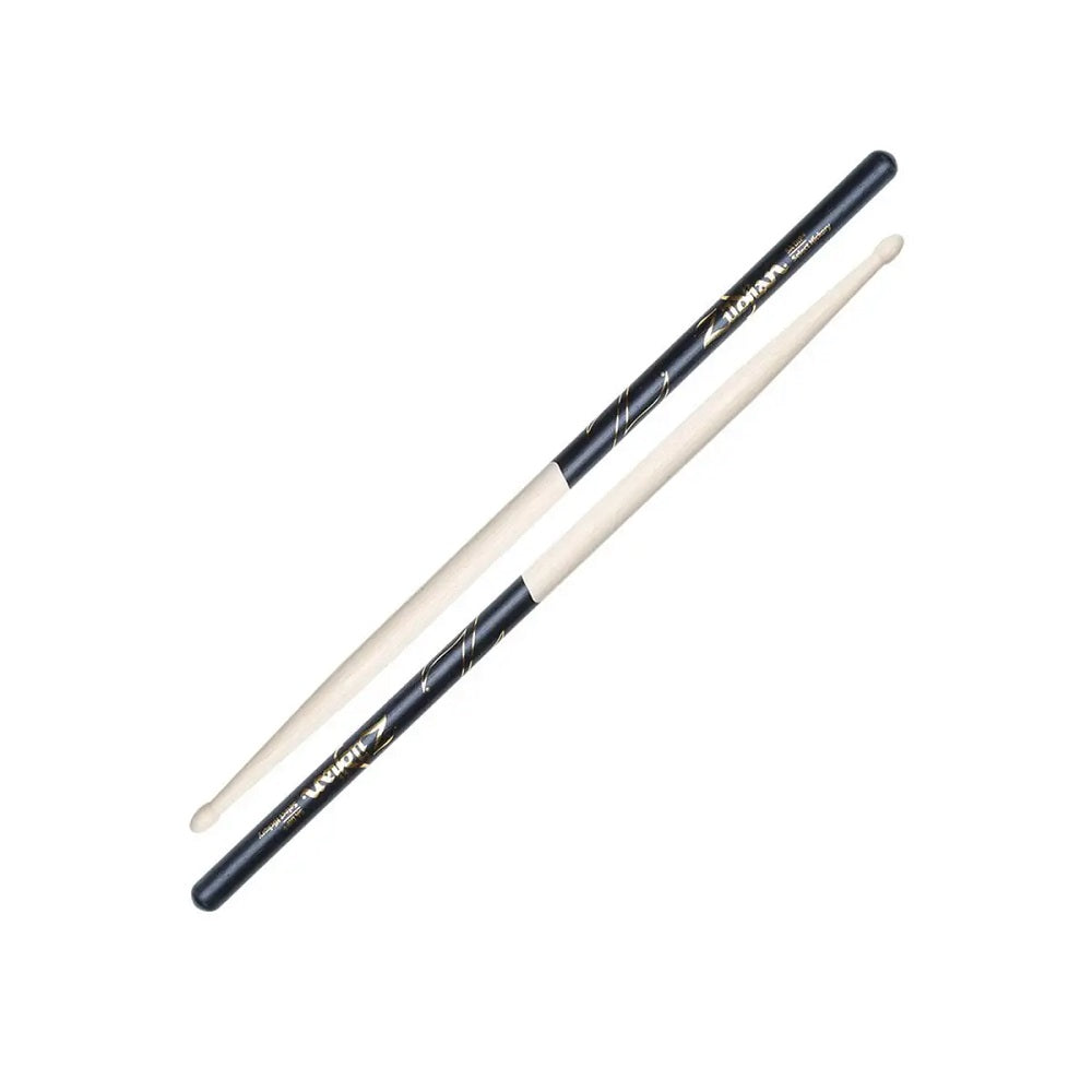 Baqueta Zildjian Dip 5A Negra Punta de Madera