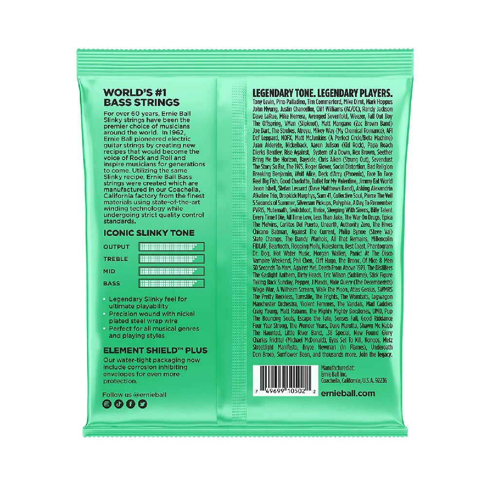 Cuerdas de Bajo Ernie Ball 2841 Super Slinky 40-100