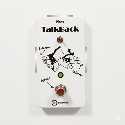 Pedal Talkback BlessMusic Personalizable