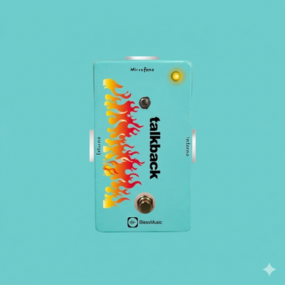 Pedal Talkback BlessMusic personalizable para músicos e iglesias en Chile