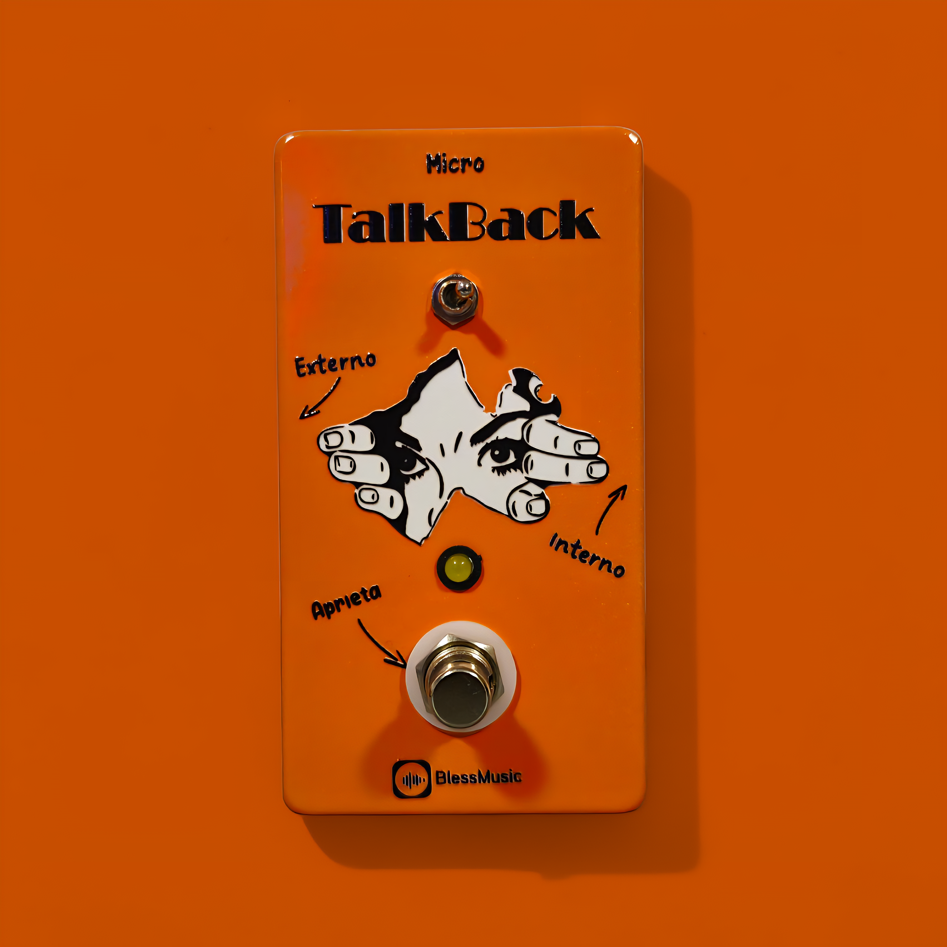 Pedal TalkBack BlessMusic Color Series Orange