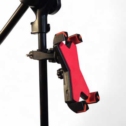 Soporte de Smartphone Regulable para Atril de Micrófono