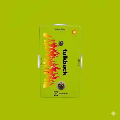 Pedal Talkback BlessMusic personalizable para músicos e iglesias en Chile