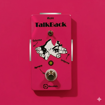 Pedal Talkback BlessMusic Personalizable
