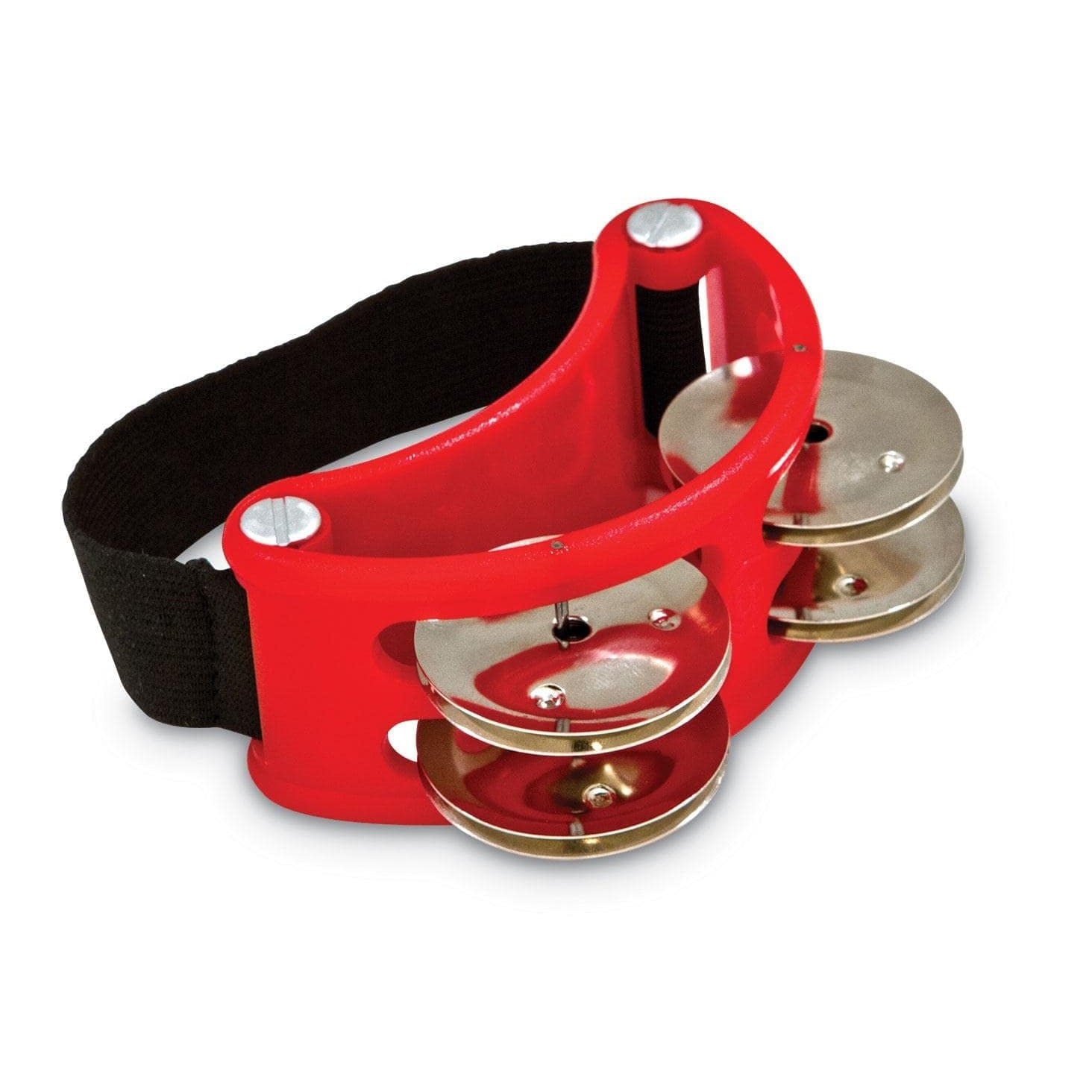 Foot Tambourine Profesional Lp Steel Red