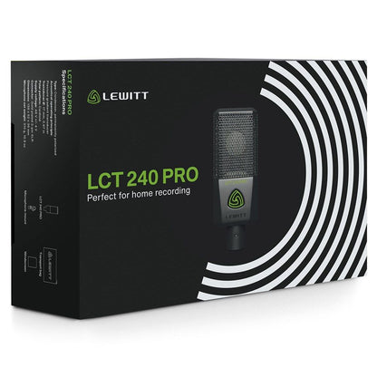 Micrófono Condensador Lewitt LCT 240 Pro Value Pack Black