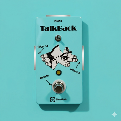 Pedal Talkback BlessMusic Personalizable