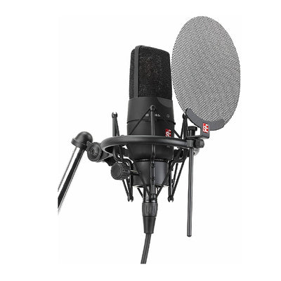sE SeElectronics X1 S Vocal Pack – Micrófono Condensador Cardioide con Shockmount y Filtro Pop