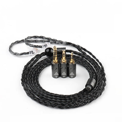 Cable para Audífonos con Conectores Intercambiables QKZ Q1 Max Dark Night