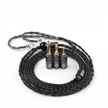 Cable para Audífonos con Conectores Intercambiables QKZ Q1 Max Dark Night