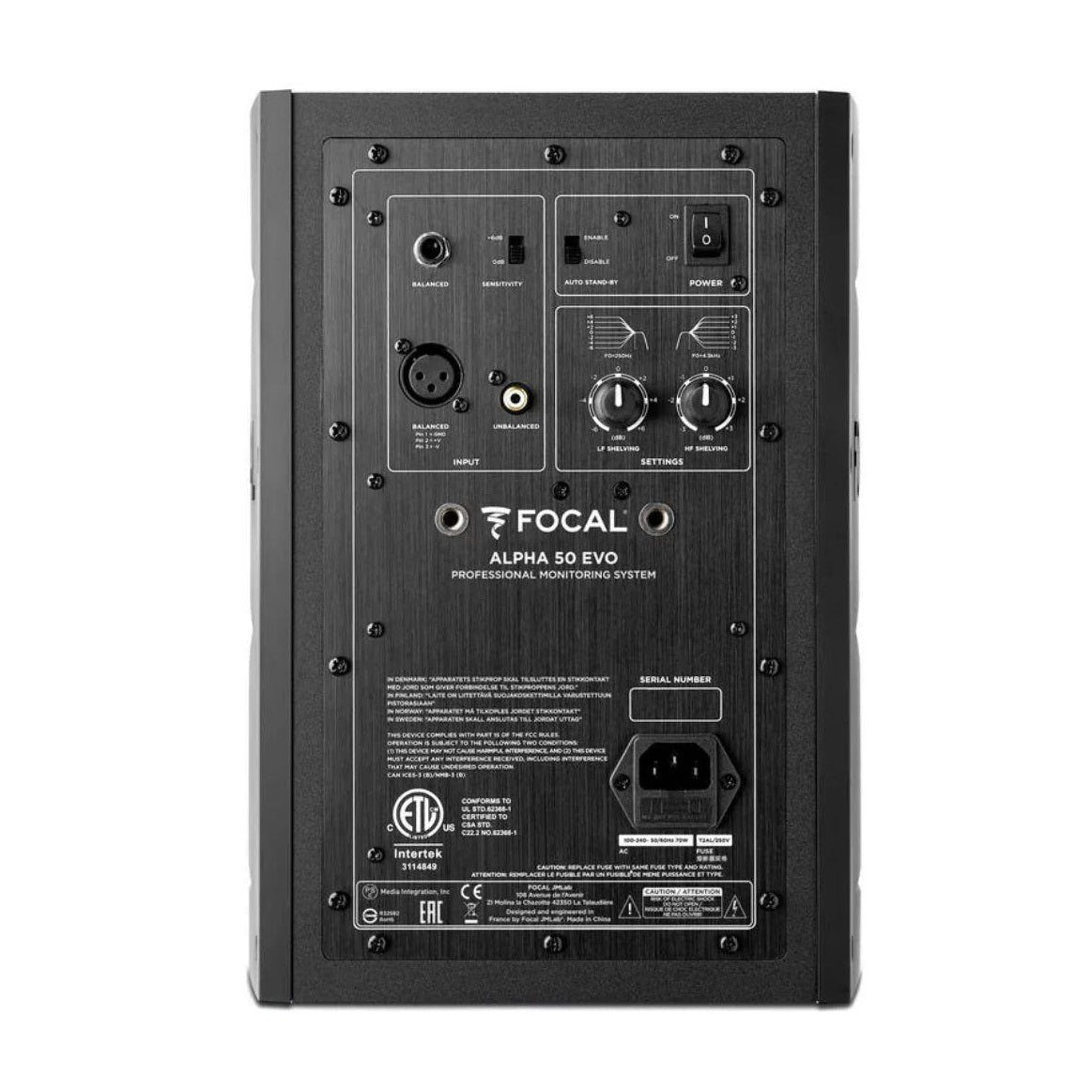 Monitor de Estudio Focal Alpha 50 Evo (Unidad)