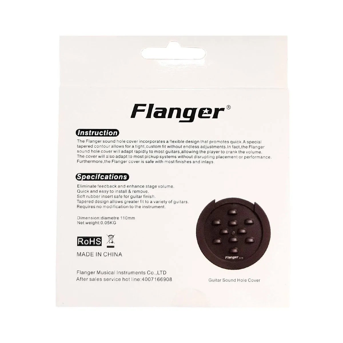Antifeedback Flanger FS-08 para Guitarra Acústica