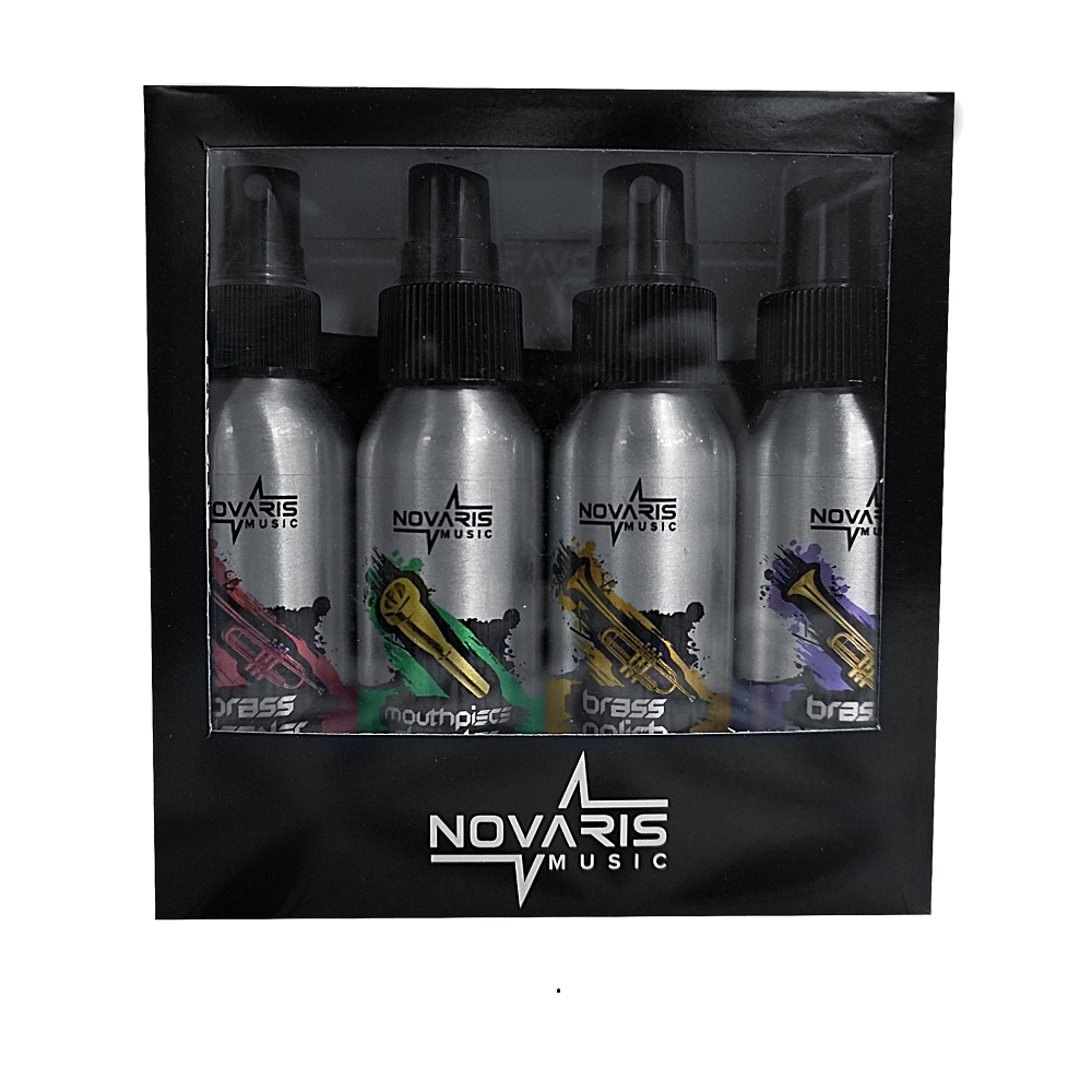 Kit de Limpieza y Mantención para Instrumentos de Bronce Novaris (40ml c/u)