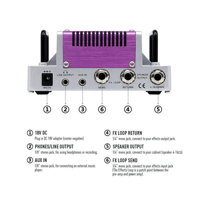 Cabezal Hotone Nano Legacy Purple Wind