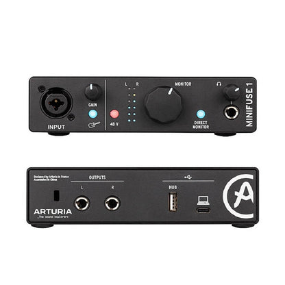 Interfaz de Grabación Arturia Minifuse 1 Black