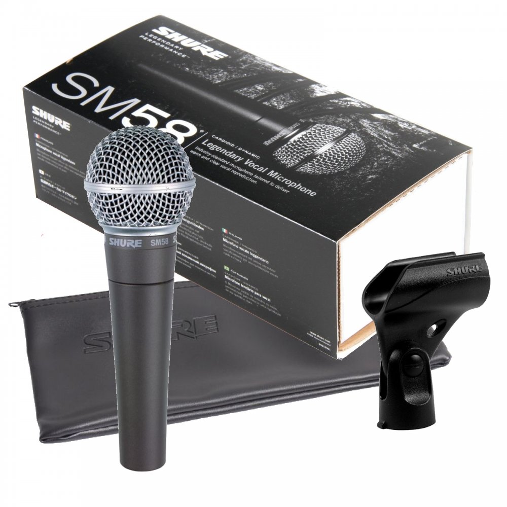 Micrófono Dinámico Shure SM58 LC