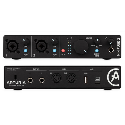 Interfaz de Grabación Arturia Minifuse 2 Black
