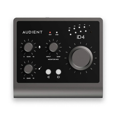 Interfaz de Grabación Audient iD4