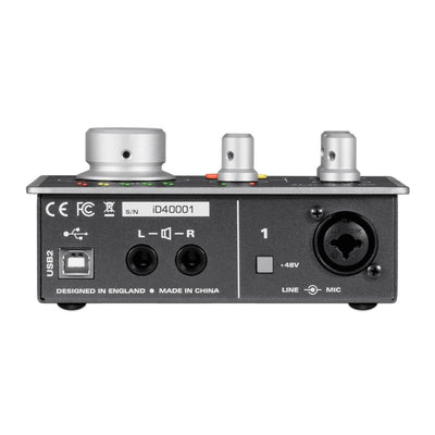 Interfaz de Grabación Audient iD4