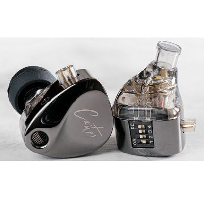 Audífono In Ear Knowledge Zenith (KZ) Castor Bass Version Black