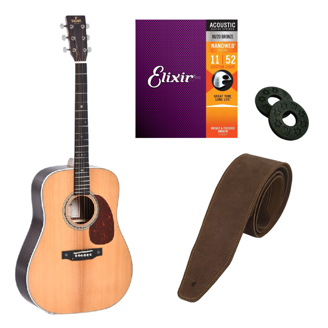 Pack Guitarra Sigma Lista para Escenario – Todo Incluido - Unidad única 🔥