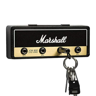 Portallaves Marshall JCM800 con 4 Llaveros Plug Guitarra - Regalo para músicos