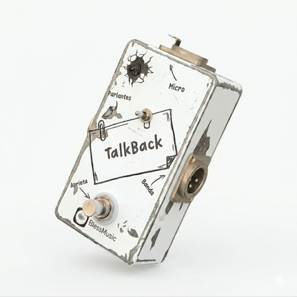 Pedal Talkback BlessMusic personalizable para músicos e iglesias en Chile