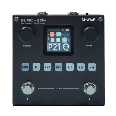 M-Vave BlackBox Multiefecto Portátil para Guitarra | BlessMusic