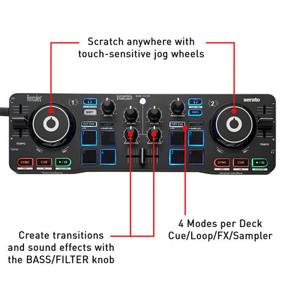 Controlador Dj Hercules Control Starlight