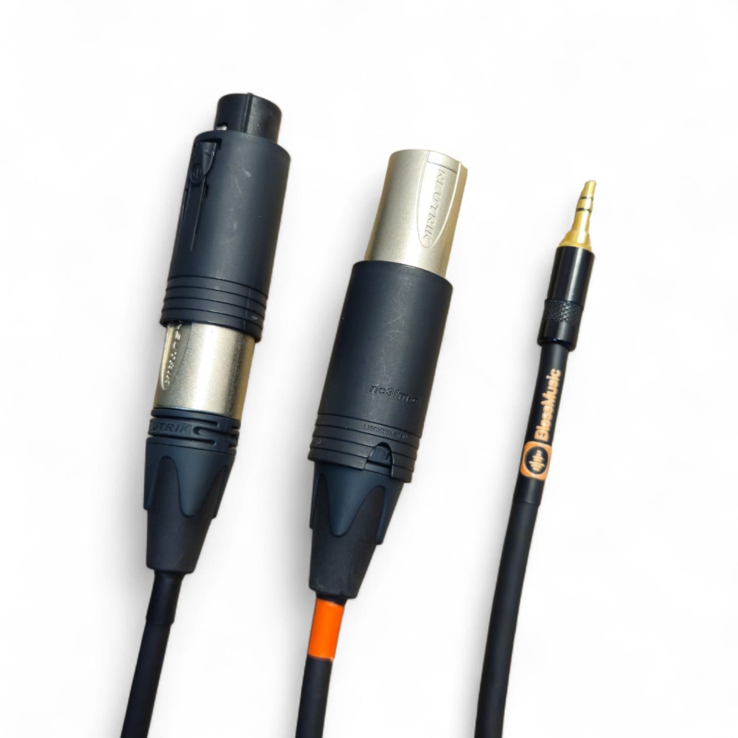 Cable Y 3,5 mm estéreo a 2 XLR mono 3 mts – Con Neutrik ConvertCon configurable