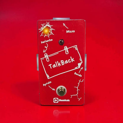 Pedal Talkback BlessMusic personalizable para músicos e iglesias en Chile
