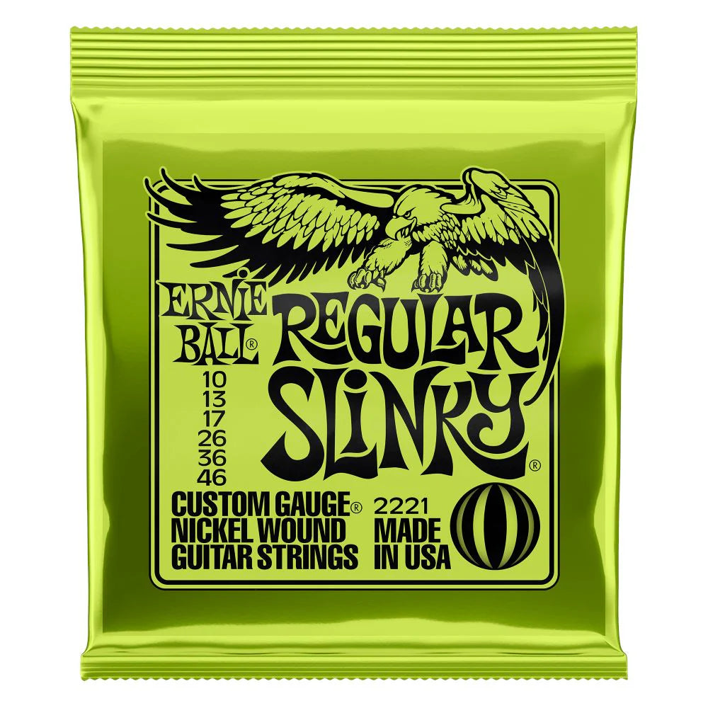 Cuerdas de Guitarra Eléctrica Ernie Ball 10-46 Regular Slinky